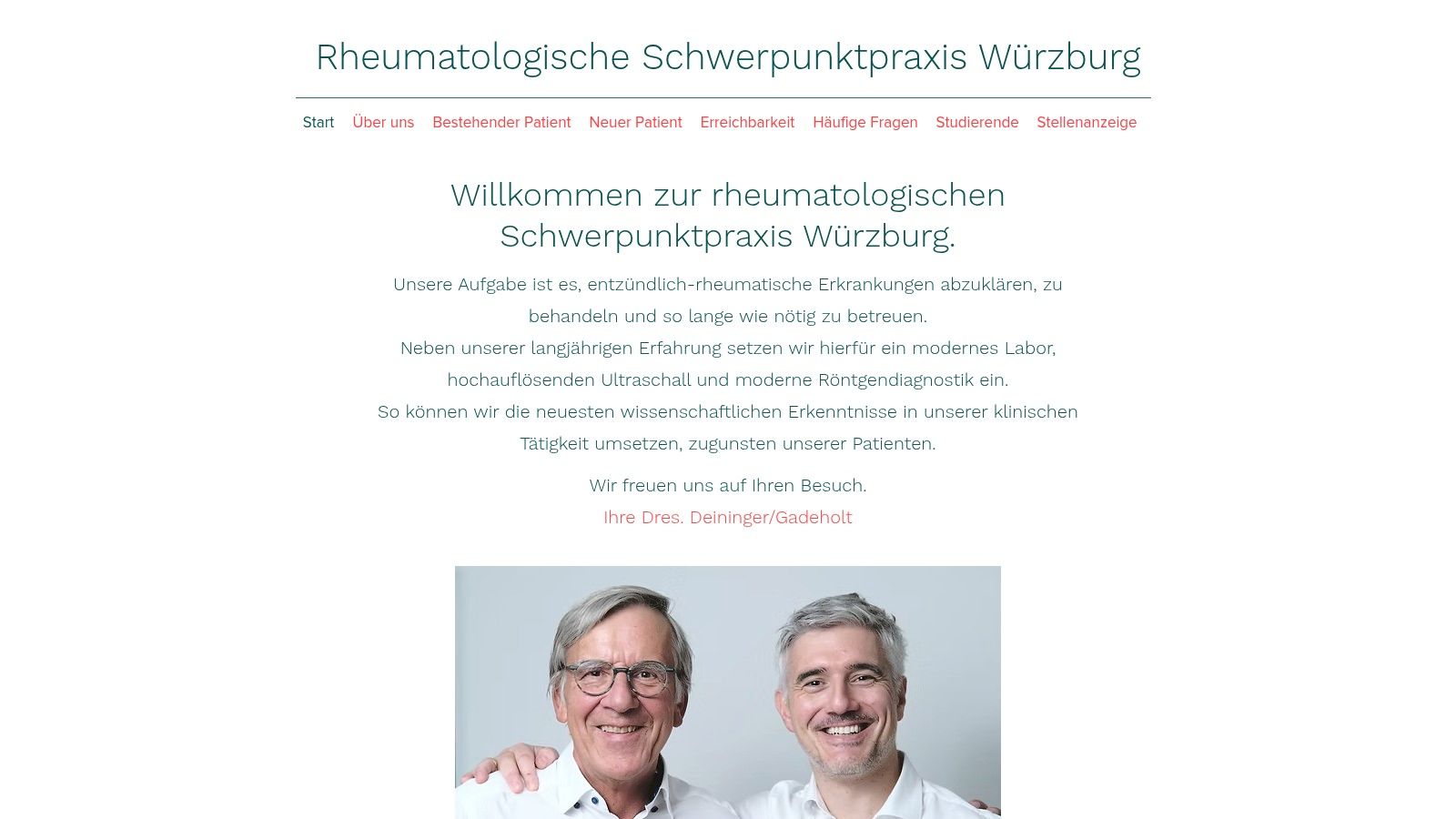 Praxis für Rheumatologie Würzburg