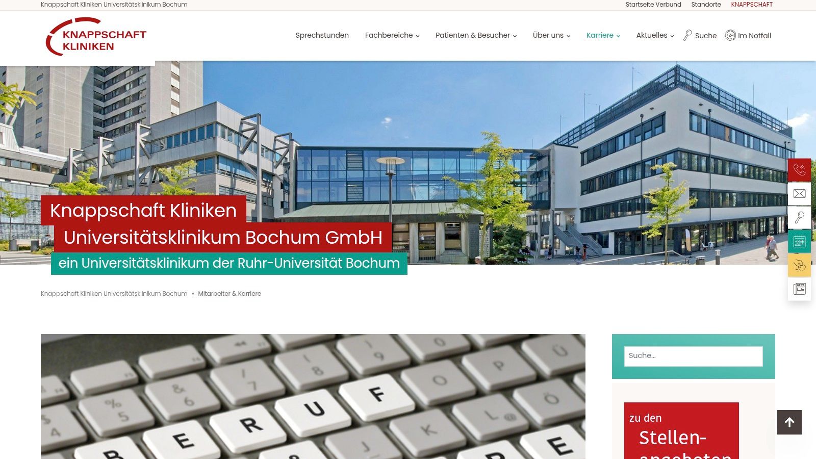 Knappschaft Kliniken, Universitätsklinikum Bochum