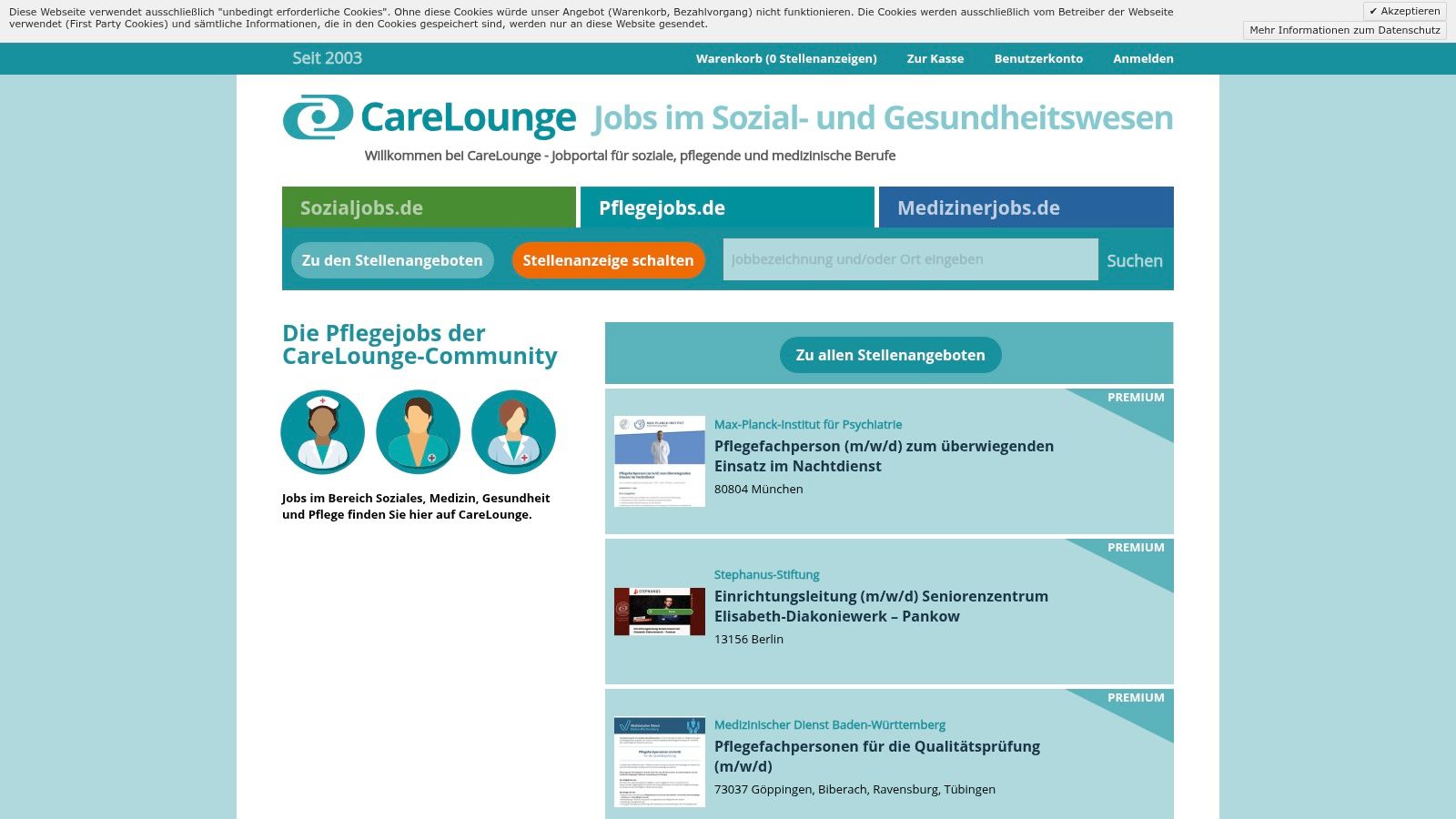 Pflegejobs.de, community-nahes Jobportal für Pflege und Soziales